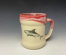 Load image into Gallery viewer, Shark Mug- Bright Red
