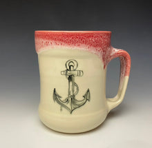 Load image into Gallery viewer, Anchor Mug- Red #2
