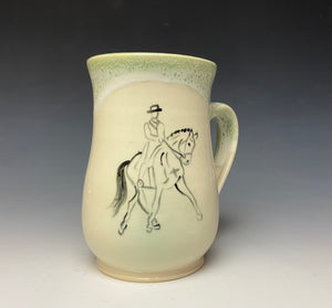 Dressage Horse Mug - Key Lime