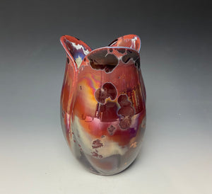 Tulip Vase- Ruby #3