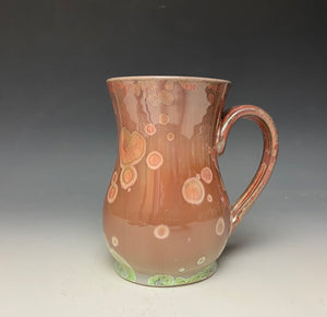 Copper Red Crystalline Mug