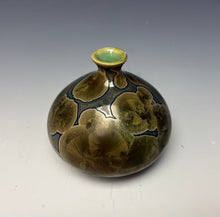 Load image into Gallery viewer, Iron Galaxy Crystalline Glazed Mini Vase 4
