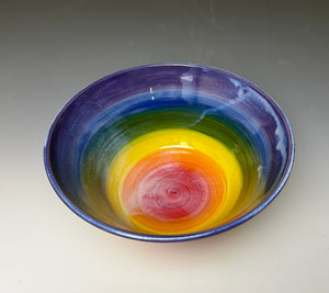 Serving Rainbowl Purple Rim