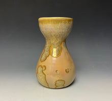 Load image into Gallery viewer, Gold Crystalline Glazed Bulb Vase
