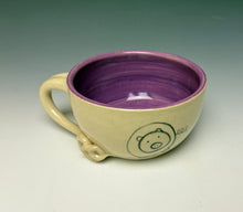 Load image into Gallery viewer, PIGGERY- Soup mug in Purple
