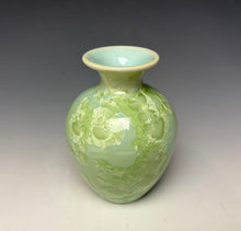 Load image into Gallery viewer, Crystalline Glazed Mini Vase - Mint Green
