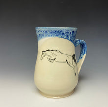 Load image into Gallery viewer, Jumping Horse Mug- Deep Blue
