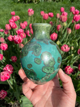 Load image into Gallery viewer, Emerald Green Crystalline Glazed Mini Vase 5
