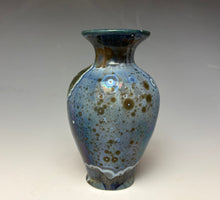 Load image into Gallery viewer, Cobalt Galaxy Crystalline Glazed Mini Vase 9
