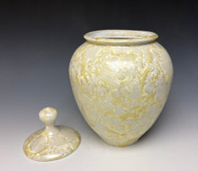 Load image into Gallery viewer, Ivory Crystalline Jar
