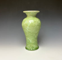 Load image into Gallery viewer, Crystalline Glazed Vase - Mint Green #2
