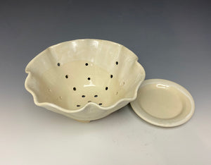 Ivory Lotus Berry Bowl