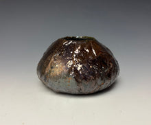 Load image into Gallery viewer, Rainbow Copper Raku AirPlant Vase #2
