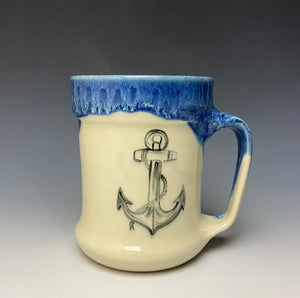 Anchor Mug- Deep Blue