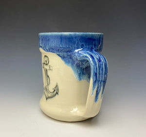 Anchor Mug- Deep Blue