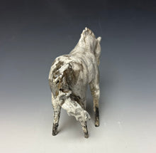Load image into Gallery viewer, White Crackle Raku Horse 879

