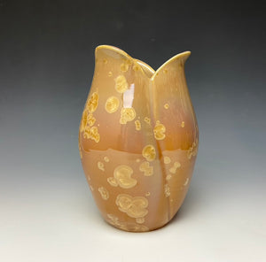 Tulip Vase- Iced Caramel #2