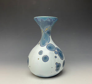 Bluestone Crystalline Glazed Vase