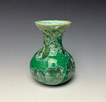 Load image into Gallery viewer, Emerald Green Crystalline Glazed Mini Vase 8
