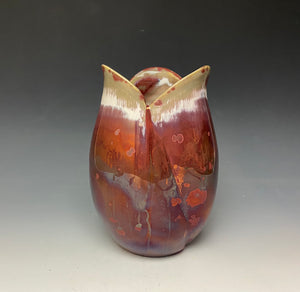 Tulip Vase- Ruby #4