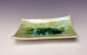 Crystalline Tray in Moss Green #1