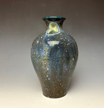 Load image into Gallery viewer, Cobalt Galaxy Crystalline Glazed Vase 5
