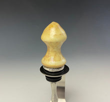 Load image into Gallery viewer, Crystalline Glazed Bottle Stopper- Gold #3
