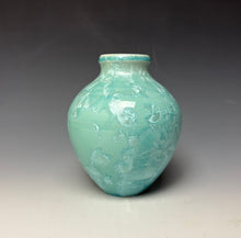 Load image into Gallery viewer, Light Green Crystalline Glazed Mini Vase #6
