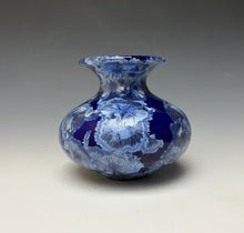 Load image into Gallery viewer, Winter Sky Blue Crystalline Glazed Mini Vase #4
