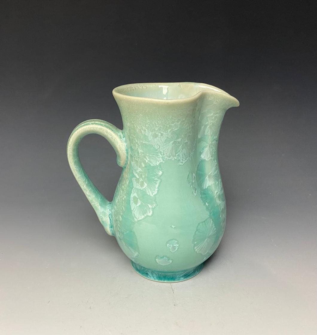 Light Green Crystalline Small Pitcher