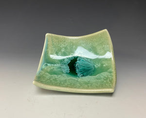 Crystalline Tray in Light Green