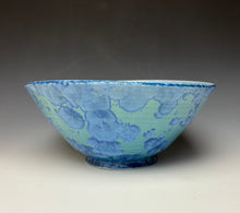 Load image into Gallery viewer, Teal Crystalline Glazed Bowl

