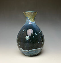 Load image into Gallery viewer, Cobalt Galaxy Crystalline Glazed Vase 8
