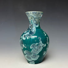 Load image into Gallery viewer, Aqua Crystalline Glazed Mini Vase 2
