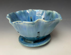 Microcrystalline Light Blue Lotus Berry Bowl