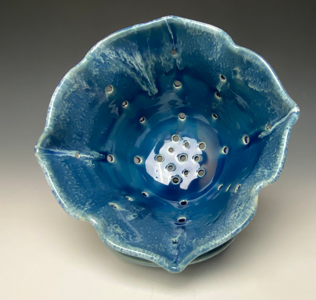 Ice Blue Lotus Berry Bowl