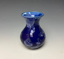 Load image into Gallery viewer, Winter Sky Blue Crystalline Glazed Mini Vase #3
