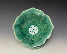 Load image into Gallery viewer, Seafoam Green Lotus Berry Bowl
