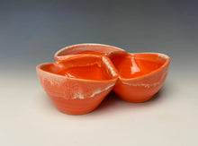 Load image into Gallery viewer, Triple Dip Dish- Intense Orange
