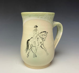 Dressage Horse Mug - Key Lime