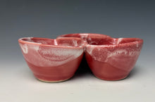 Load image into Gallery viewer, Triple Dip Dish- Bright Red
