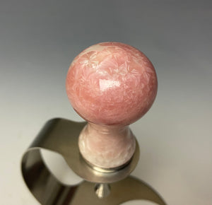 Crystalline Glazed Bottle Stopper- Pink