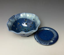 Load image into Gallery viewer, Deep Blue Lotus Berry Bowl #2
