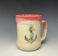 Load image into Gallery viewer, Anchor Mug- Red #2
