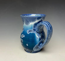 Load image into Gallery viewer, Crystalline Glazed Mug Atlantic Storm Blue #2- 16oz
