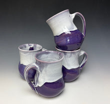 Load image into Gallery viewer, Purple and White Swirly Mug
