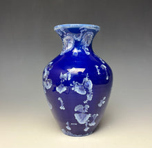Load image into Gallery viewer, Winter Sky Blue Crystalline Glazed Vase 5
