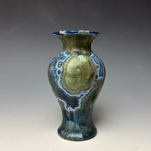 Load image into Gallery viewer, Cobalt Galaxy Crystalline Glazed Mini Vase 10
