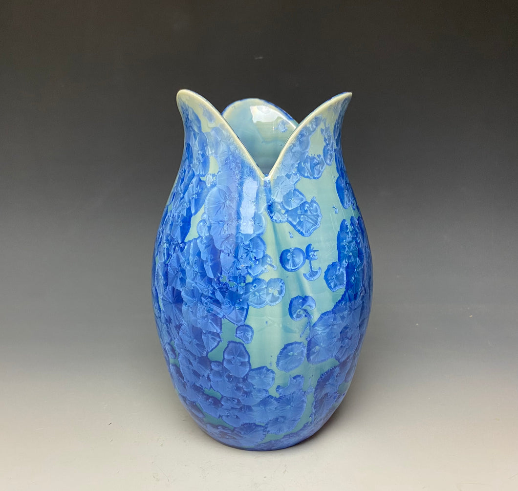 Tulip Vase- Teal