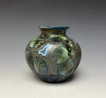 Load image into Gallery viewer, Cobalt Galaxy Crystalline Glazed Mini Vase 5

